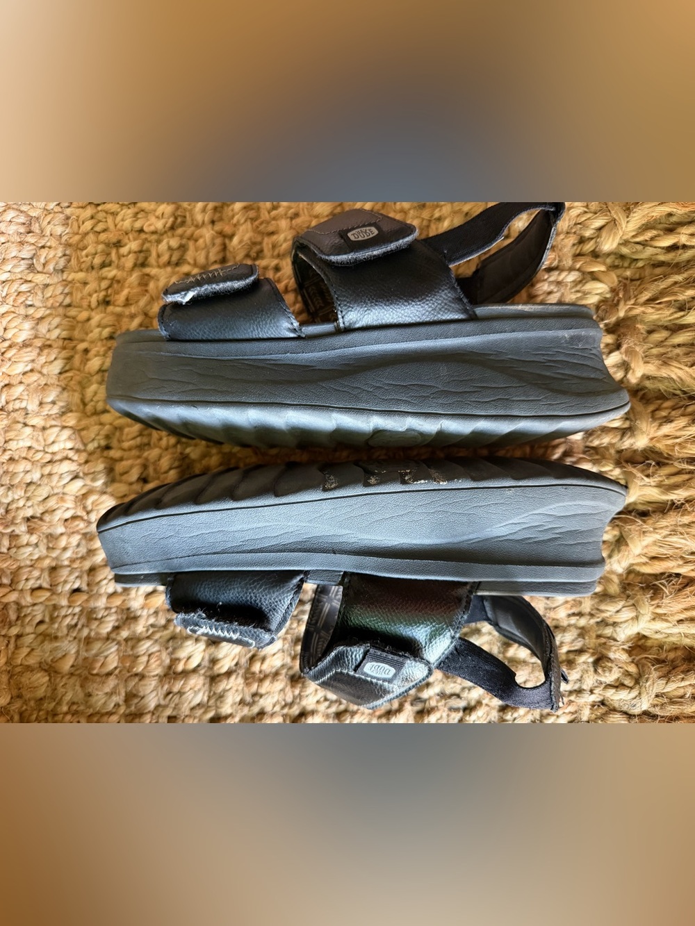 Hey dude Collin’s Black Velcro Sport Sandals - Picture 6 of 10